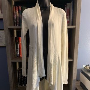 NWT - The Limited Asymetrical cardigan - cream